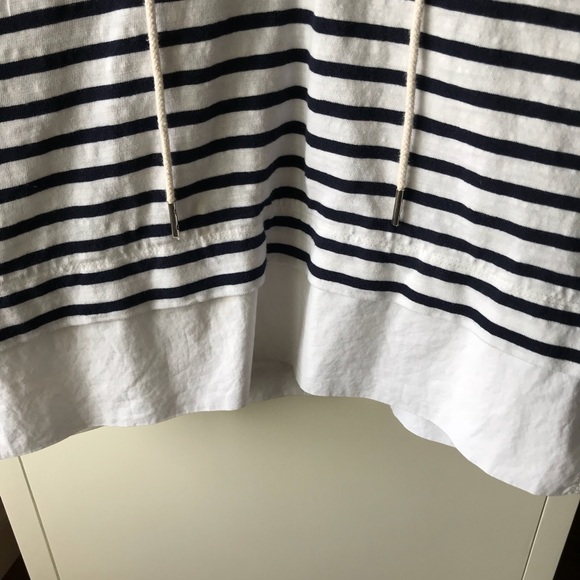 Jcrew striped lace up blouse - Picture 4 of 5